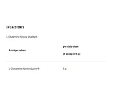 4+ Nutrition Glutamine 300g. Kyowa Quality