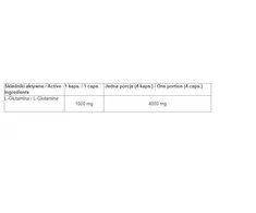 7 Nutrition Glutamine Max 1000 mg 400 kaps.