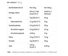 7 Nutrition Kreminis 750 g šokoladinis žemės riešutų baltyminis užtepas