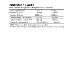 7 Nutrition Omega 3 55% 1000 mg 220 kaps.