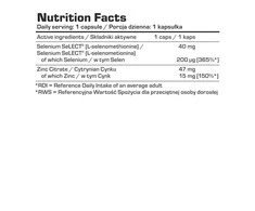 7 Nutrition Selenium + Zinc 120 kaps.