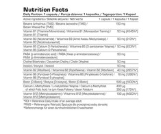 7 Nutrition Vitamin B Complex B50 Methyl 60 kaps.