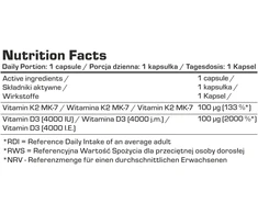 7 Nutrition Vitamin D3 4000 K2 forte 120 kaps.