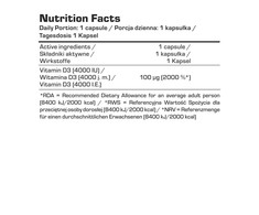 7 Nutrition Vitamin D3 4000 120 kaps.