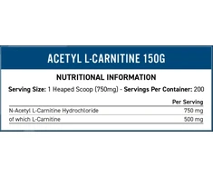 Applied Nutrition Acetyl L-carnitine 150 g