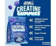 Applied Nutrition Creatine Gummies 80 gum.