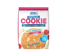Applied Nutrition Pieno sausainiai Critical Cookie 73g (12 vnt) Baltasis šokoladas ir avietės