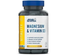 Applied Nutrition Magnesium &amp; Vitamin D3 60 kaps.
