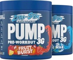 Applied Nutrition Pump 3G Zero stimulant Pre Workout 375 g be kofeino