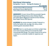 Applied Nutrition Solutions Turmeric 800 mg 60 kaps.