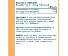Applied Nutrition Solutions Turmeric 800 mg 60 kaps.