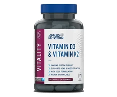 Applied Nutrition Vitamin D3 K2 60 kaps.