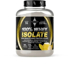 Azgard Nutrition Azgard 100% CFM Whey Isolate 2270 g Baltymų Izoliatas, Lactose Free + gertuvė dovanų : Skonis - Bananinis