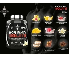 Azgard Nutrition Azgard 100% CFM Whey Isolate 2270 g Baltymų Izoliatas, Lactose Free