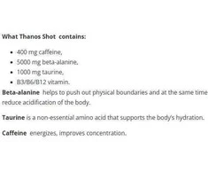 Azgard Nutrition Azgard Thanos Pre workout SHOT BOX x 15 vnt. : Skonis - Mėlynių