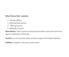 Azgard Nutrition Azgard Thanos Pre workout SHOT BOX x 15 vnt.
