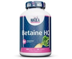 Haya Labs Betaine HCL 650 mg 90 kaps.