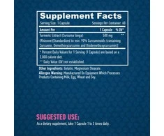 Haya Labs Curcumin Turmeric Extract 500 mg 60 kaps.