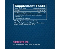 Haya Labs Maca 500 mg 60 kaps.
