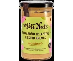 Milinuts Mili Nuts Anakardžių ir lazdynų riešutų kremas