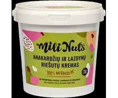 Milinuts Mili Nuts Anakardžių ir lazdynų riešutų kremas