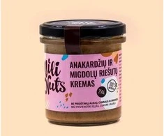 Milinuts Mili Nuts Anakardžių ir migdolų riešutų kremas