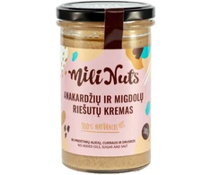Milinuts Mili Nuts Anakardžių ir migdolų riešutų kremas