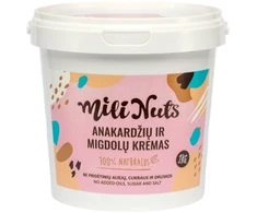 Milinuts Mili Nuts Anakardžių ir migdolų riešutų kremas