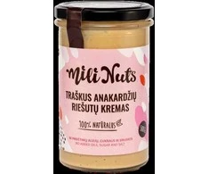 Milinuts Mili Nuts Traškus anakardžių riešutų kremas