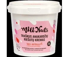 Milinuts Mili Nuts Traškus anakardžių riešutų kremas