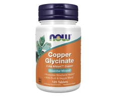 Now Foods Now Copper Glycinate 120 tabl. varis