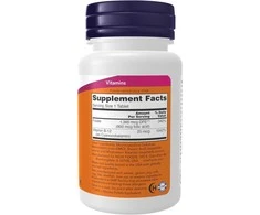 Now Foods Now Folic Acid with vitamin B12 800 mcg 250 tabl.