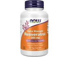 Now Foods Now Resveratrol Extra Strength 350 mg 60 kaps.