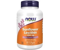 Now Foods Now Sunflower Lecithin 1200 mg 100 kaps.