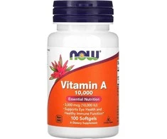 Now Foods Now Vitamin A 10000 IU 100 kaps.