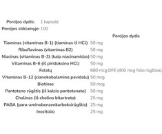 Now Foods Now Vitamin B-50 100 kaps.