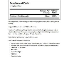 Now Foods Now Zinc Gluconate 50 mg 100 tabl.