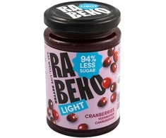 Rabeko Light Jam 230 g Spanguolių džemas less sugar