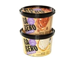 Rabeko Protein spread 250 g : Skonis - Šokoladinis lazdyno riešutų