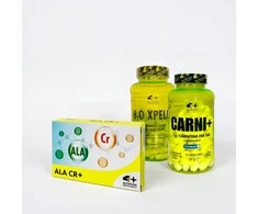 Rinkinys moterims lieknėjimui 4+ Nutrition H2O Xpell + Ala CR+ + Nutrition CARNI+ Carnitine