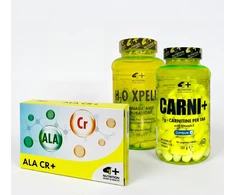Rinkinys moterims lieknėjimui 4+ Nutrition H2O Xpell + Ala CR+ + Nutrition CARNI+ Carnitine