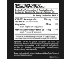 Vast Sports VAST Ashwagandha 600 PRO 120 kaps. KSM-66