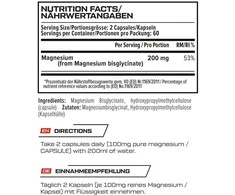 Vast Sports VAST Magnesium Bisglycinate 200 120 kaps.