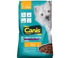 Sausas šunų ėdalas CANIS Minor, su paukštiena, 2,2kg