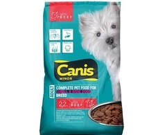 Ab Kauno Grudai Sausas šunų ėdalas CANIS Minor, su jautiena, 2,2kg