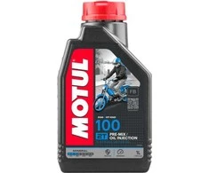Alyva motociklams Motul 100 2T MINERAL, 1L