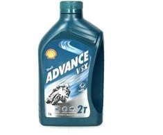 Alyva motociklams Shell Advance VSX 2T, 1L