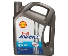 Alyva motociklams Shell Ultra 4 15W50, 4L