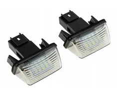 NTY LED numerių apšvietimas Citroen C3 Picasso, C4 Picasso, Berlingo, Peugeot 206, 306, 307, 406, 407 2004-