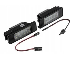 NTY LED numerių apšvietimas Citroen, Fiat, Mercedes Benz, Nissan, Peugeot, Toyota, VW